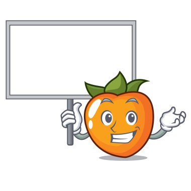 Yönetim Kurulu Trabzon hurması karakter karikatür tarzı vektör çizim getirmek