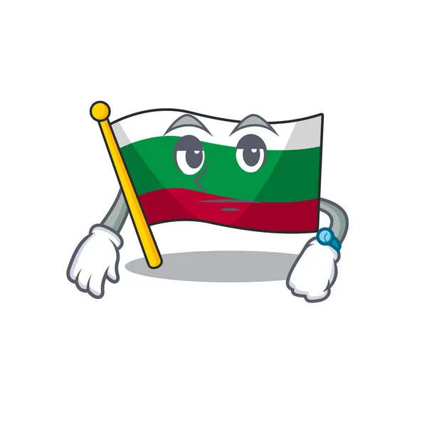 В ящике с талисманами хранятся болгарские флаги — стоковый вектор