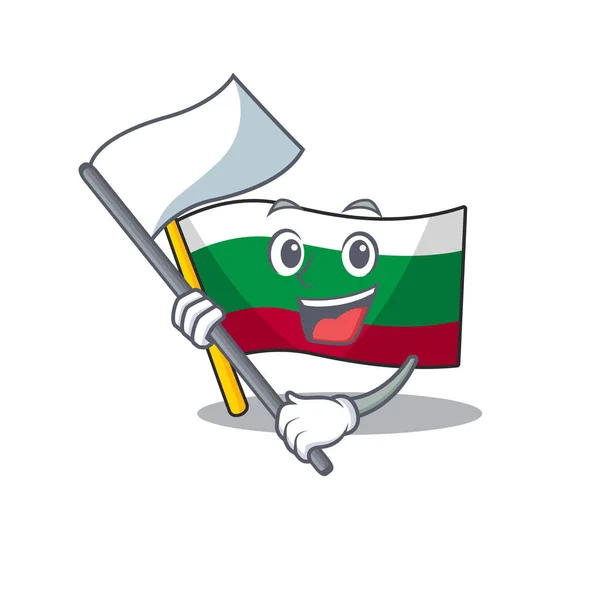 Флаги Болгарии хранятся в ящике для талисманов — стоковый вектор