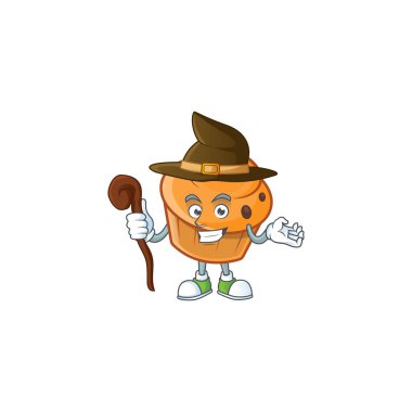 Cadı maskotuyla iştah açıcı tatlı brioche