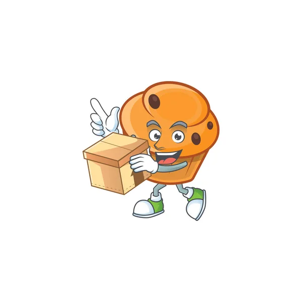 Super cool personaje de cesta de dimsum con gafas negras — Vector de