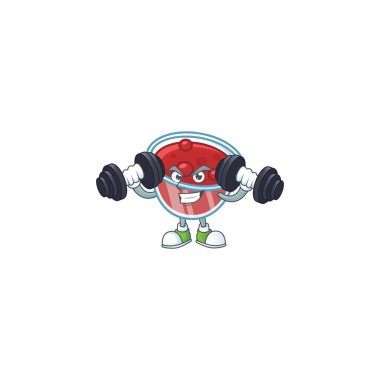 Kenevir sosu ikonu, halter şeklinde olsun..