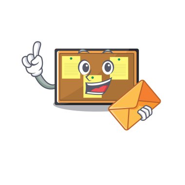 Duvara yapıştırılmış ilan panosuyla