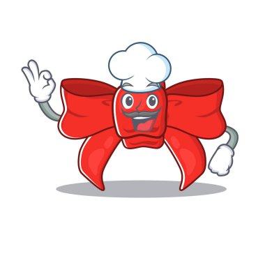 Şef kırmızı kurdele yayı karakteri izole etti.