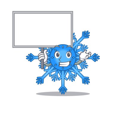 Karakter biçimli kar tanesi karikatürü getir