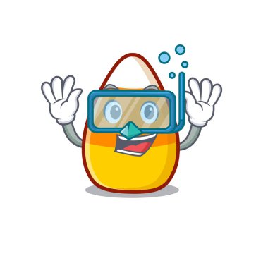 Karakter biçimli şekerli mısır çizgi filmi