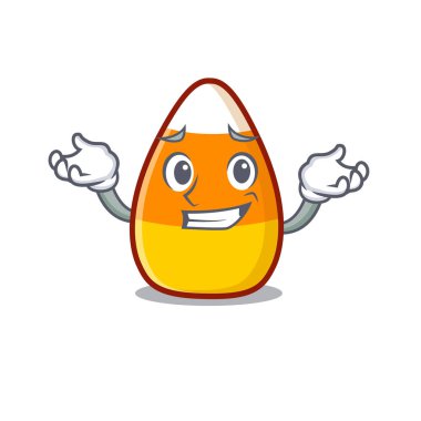 Karakter biçimli sırıtan mısır çizgi filmi