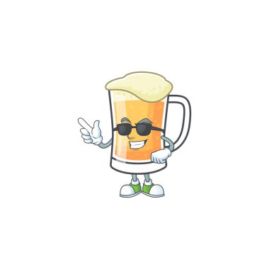 Süper havalı karakterli bir kupa bira.