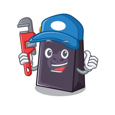 Plumber halloween bag with the mascot shape