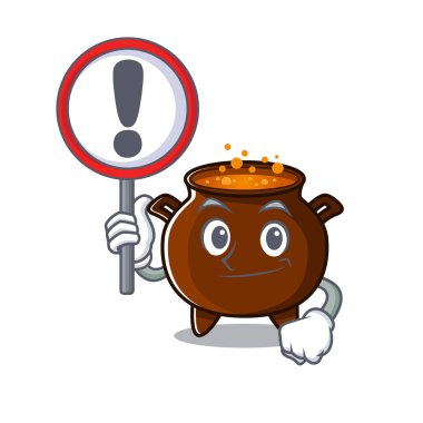 İzole edilmiş çizgi filmle birlikte işaret kazanıyla.