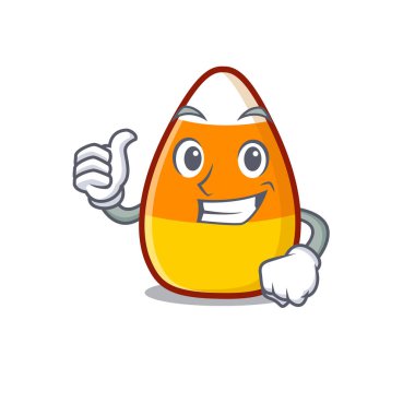 Karakter biçimli mısır karikatürü.