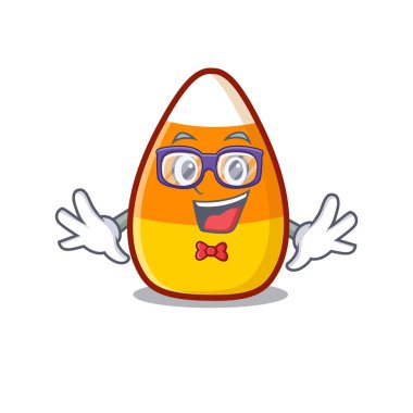 Karakter biçimli inek şeker mısır çizgi filmi