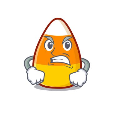 Kızgın mısır şekeri maskot kavanozunda