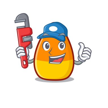 Karakter tabağına yerleştirilmiş boru şekeri mısırı