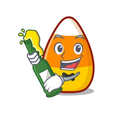 Karakter tabağına bira şekeri konmuş mısır