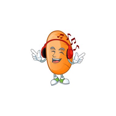 Uzun somun çizgi film karakteri ve müzik maskotu.