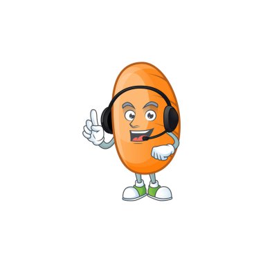 Kulaklıklı karakteri olan lezzetli, uzun bir somun.