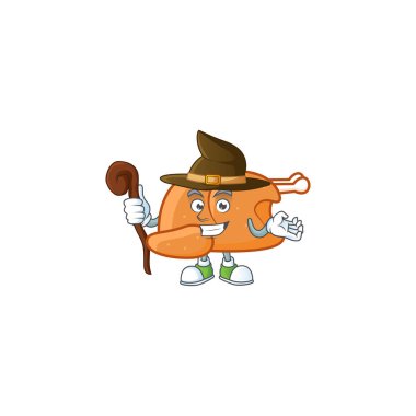 Çizgi filmdeki cadıyı maskotluk yap.