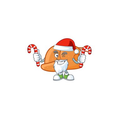 Çizgi film hindisi, Noel Baba karakteriyle olgunlaşmış. Şeker getir.