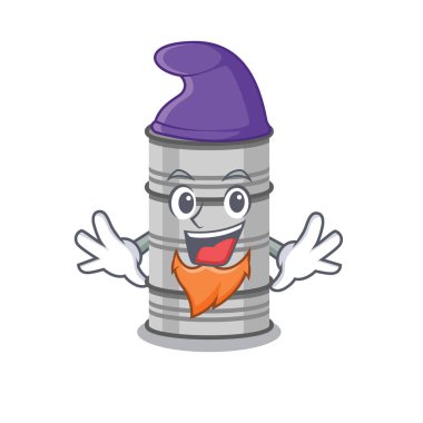 Elf maskot stili yağ fıçısı.