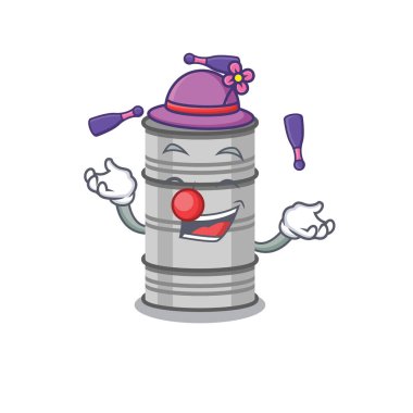 Çizgi film şeklinde jonglörlük.