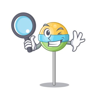 Raound Lollipo, dedektif çizgi filmiyle izole edilmiş.