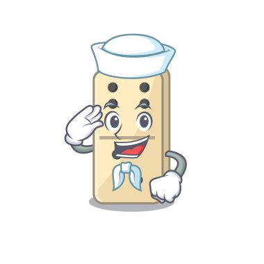 Denizci çizgi filmi karakter raflarında domino taşları