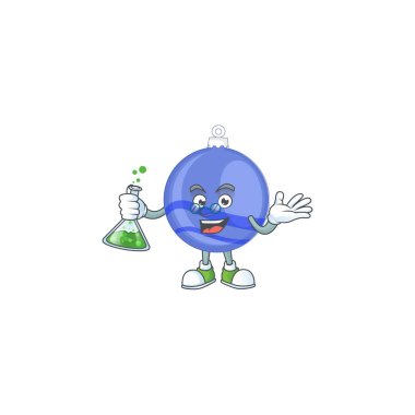 Mavi Noel balosunda bir profesör.