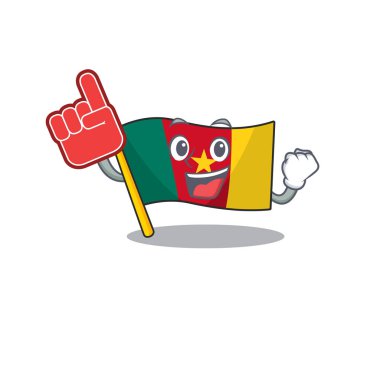 Masanın üstünde köpük parmak kamerası var.