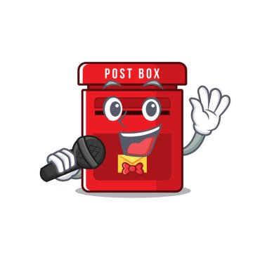 Şarkı söyleyen maskotlu posta kutusu