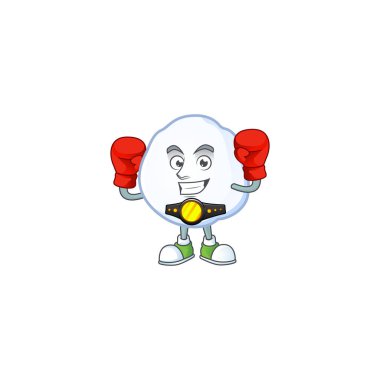 Çizgi film karakteri tarzında komik bir kartopu.