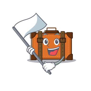 İçinde bavul olan bavul. Bayrak şeklinde olsun.