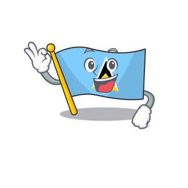 Karakter biçimli Aziz Lucia.