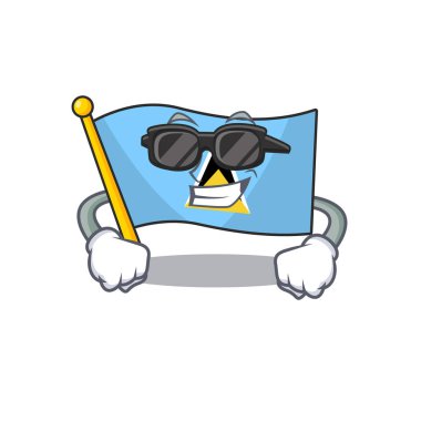 Süper havalı, karakter biçimli Aziz Lucia.