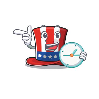 Çizgi film Sam Amca saat getiren şapka