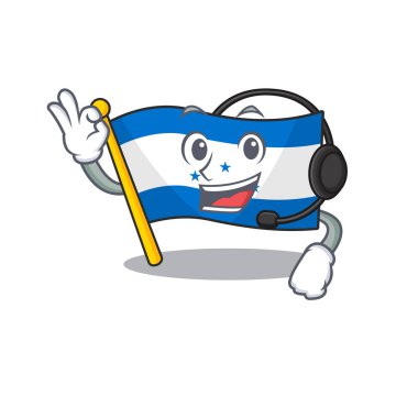 Kulaklık, çizgi film, Honduras ve maskot.