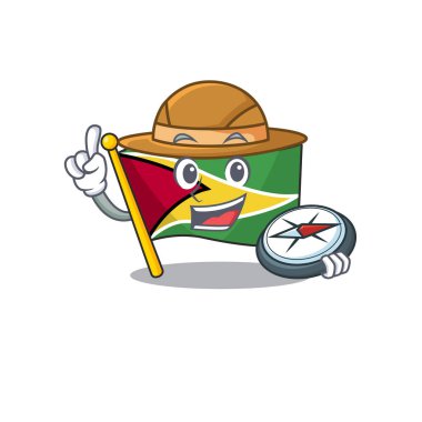 Çizgi film tasarımında olduğu gibi pusula adamı tutuluyor