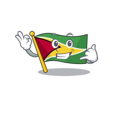 Kendine güvenen bayrak adamı bana çizgi film karakteri tarzı der.