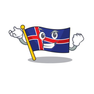 Başarılı maskotun bayrağı.