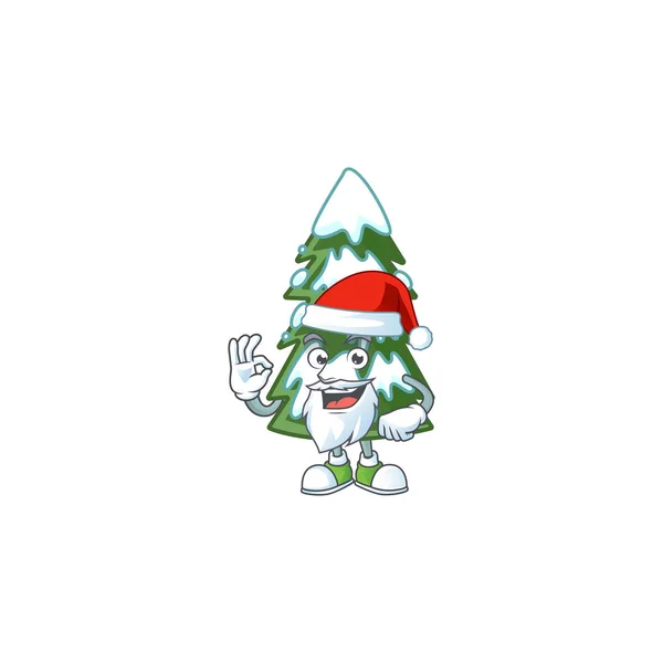 Різдвяний сніг у дизайні персонажів мультфільму — стоковий вектор