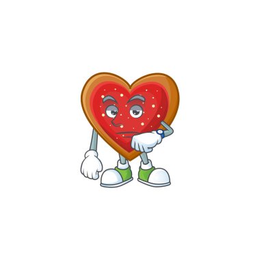 Çizgi film maskot tasarımında aşk kurabiyeleri bekliyor.