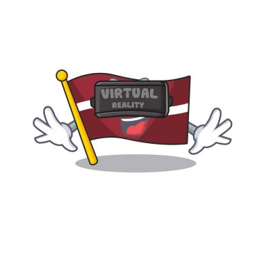 Letonya karikatür bayrağı sanal gerçeklikte izole edildi