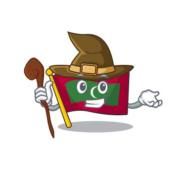 Cadı karakterli maskotlu maldivler