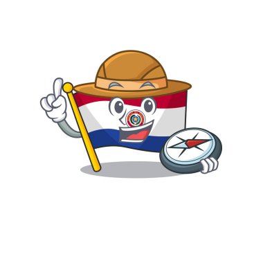 Fotoğrafçı karakteriyle paraguay maskotu.