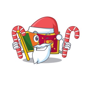 Noel Baba Sri Lanka karikatüründeki şeker karakteri getirdi.