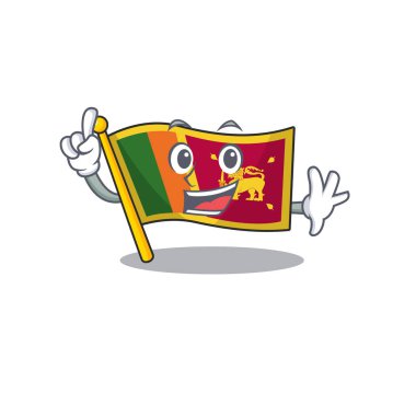 Sri Lanka çizgi filmindeki parmak karakteri