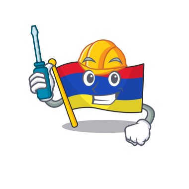 Otomotiv karakterli Ermenistan bayrağı