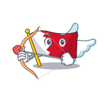 Çizgi film bayrak bahreyn Karakter Aşk Tanrısı izole