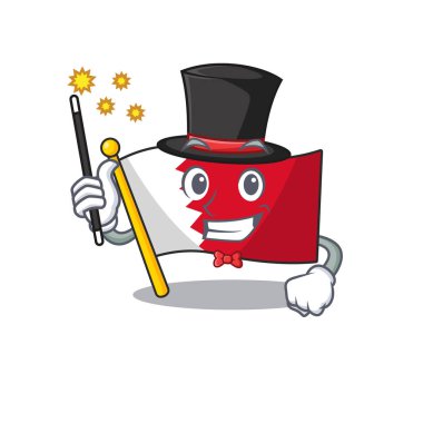 Çizgi film bahreyn karakter sihirbazı izole