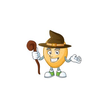 Mutlu Yüz Cadı patates çizgi film karakteri tarzı.